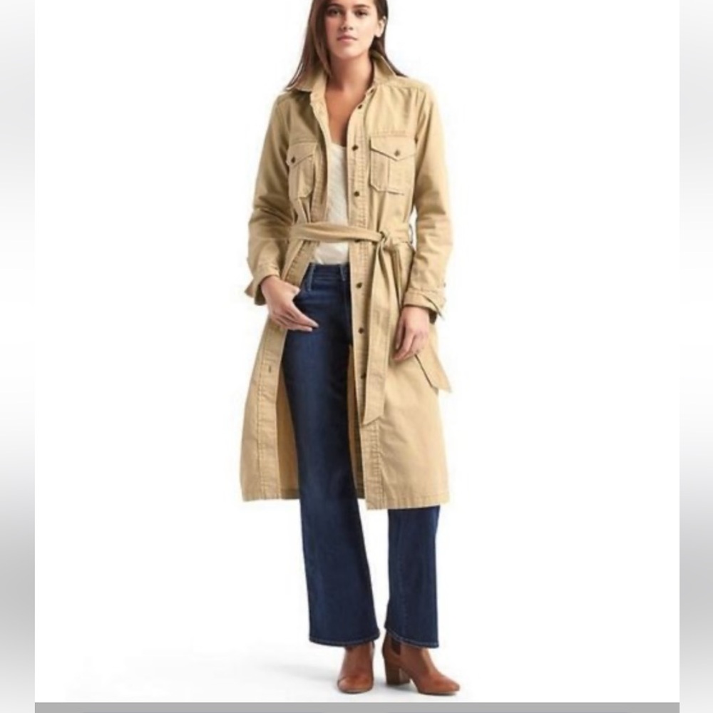 Cotton Canvas Trench /Dress /Duster